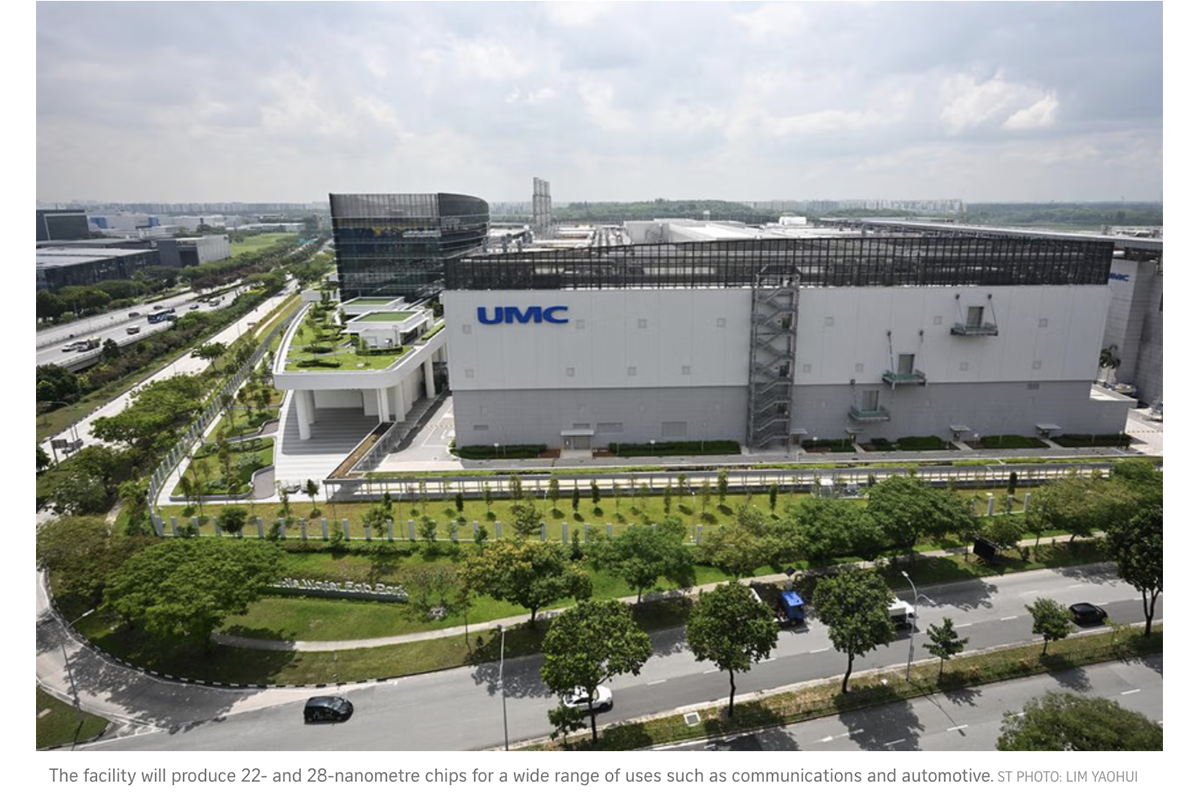 Cover image for Semiconductor firm UMC opens new facility in Singapore, expects to create 700 jobs