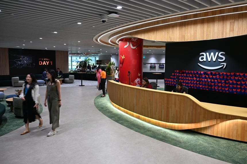 Cover image for More than 100 job openings at Amazon Web Services as firm deepens investment in S’pore